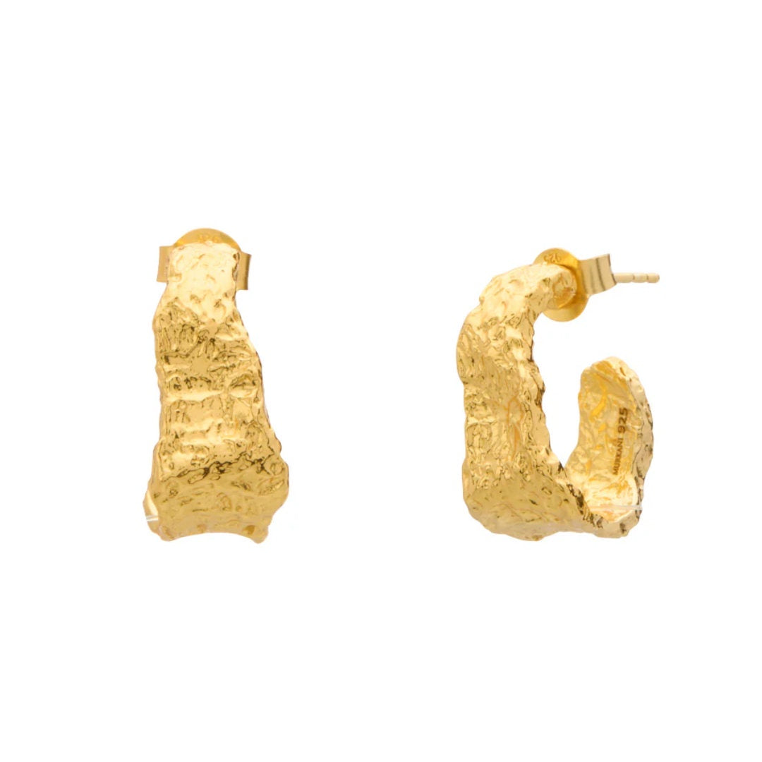 Eterna Hoop Earrings | 18K Gold Plate