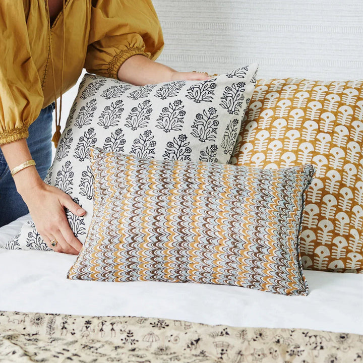 Amer Indian Teal Cushion & Insert | 50x50cm