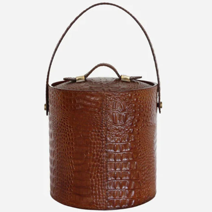 Ice bucket | Croc Leather - Suzie Anderson Home