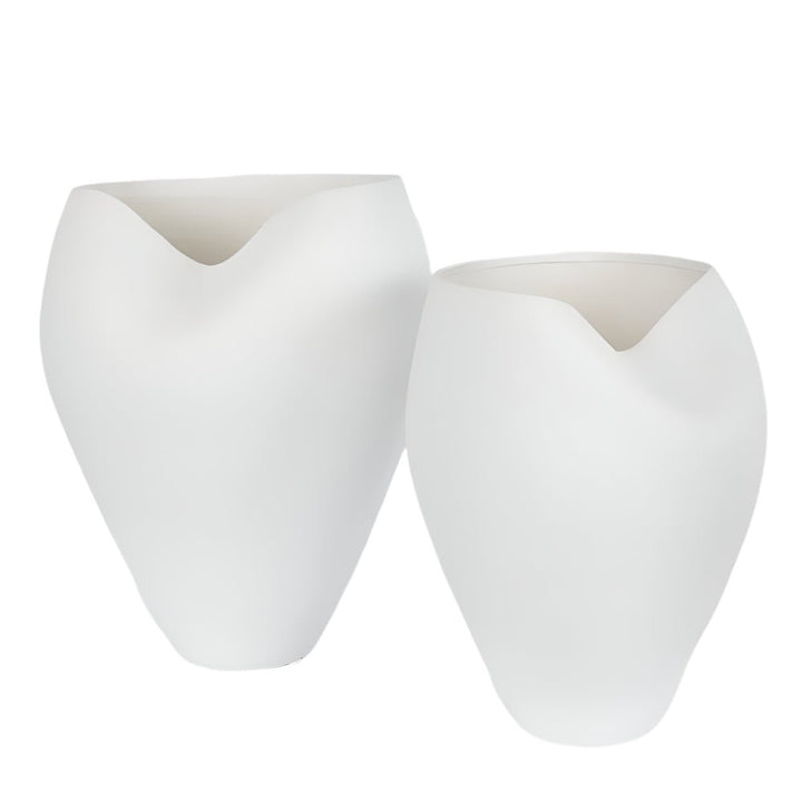 Iguana White Ceramic Vase | Small H35.5cm - Suzie Anderson Home