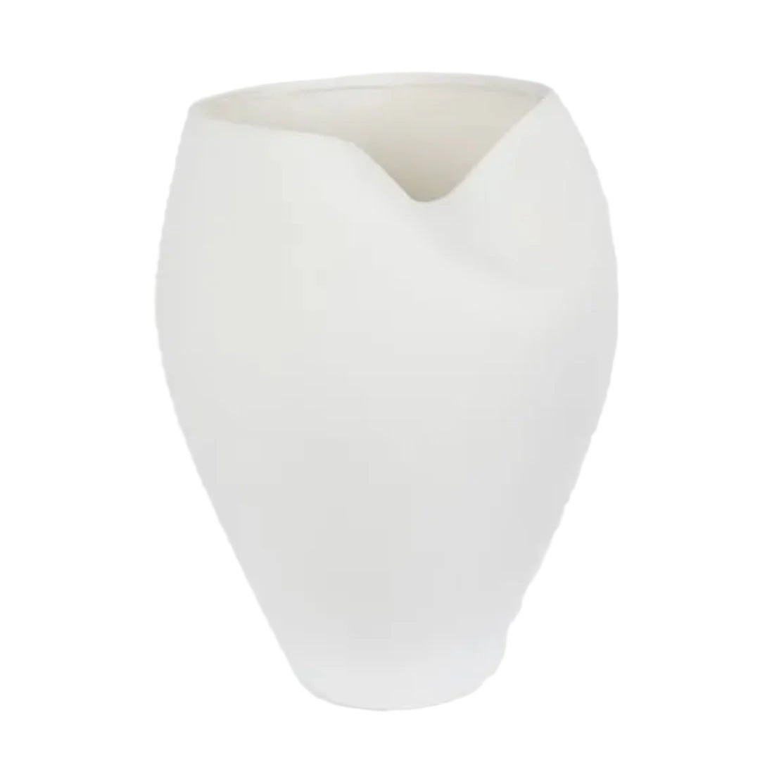 Iguana White Ceramic Vase | Small H35.5cm - Suzie Anderson Home