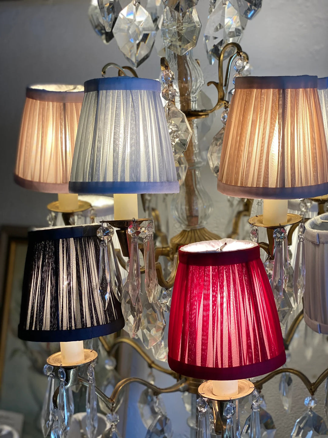 Chiffon Lamp Shade | French Grey