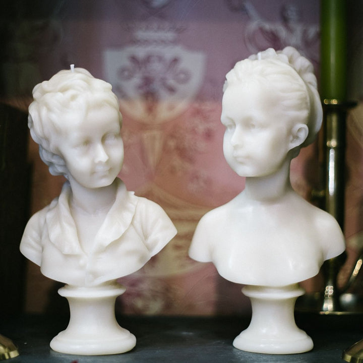 Trudon Louise Wax Sculpture Bust | Stone