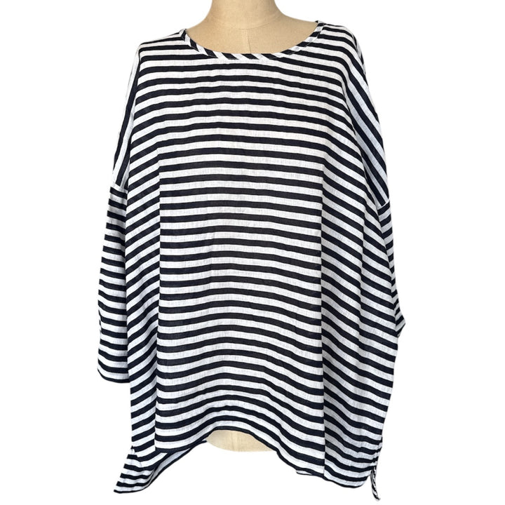 Frockk | Hunter Top | Indigo Stripe