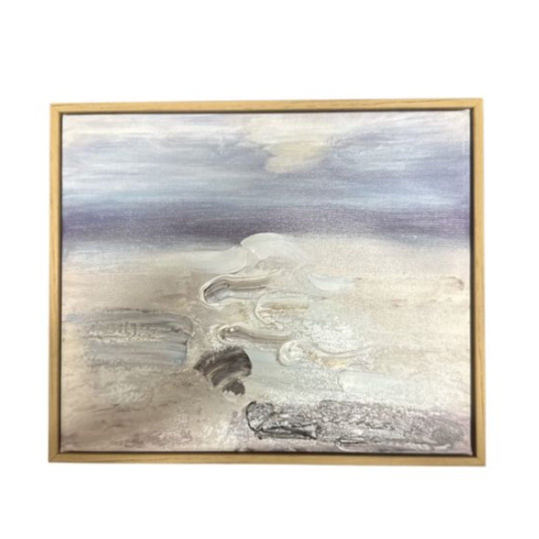 Islay SMALL Oil Painting Reproduction Oak Frame | Blue/White 1 - Suzie Anderson Home