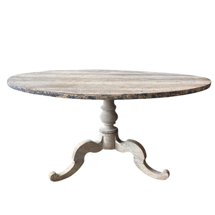 Early 20th Century Italian Distressed/Painted Walnut Table (BOWRAL)