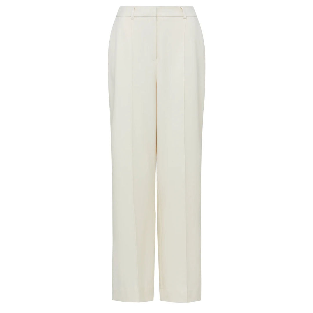 Cable | Tate Wide Leg Pant | Ivory
