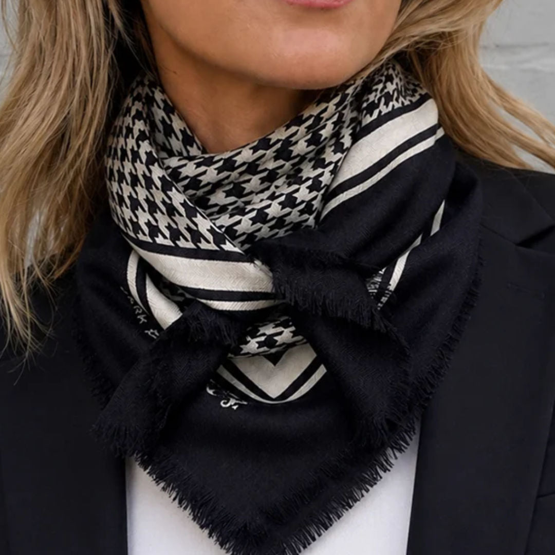 Dark Hampton | Petite Hunter Silk Scarf