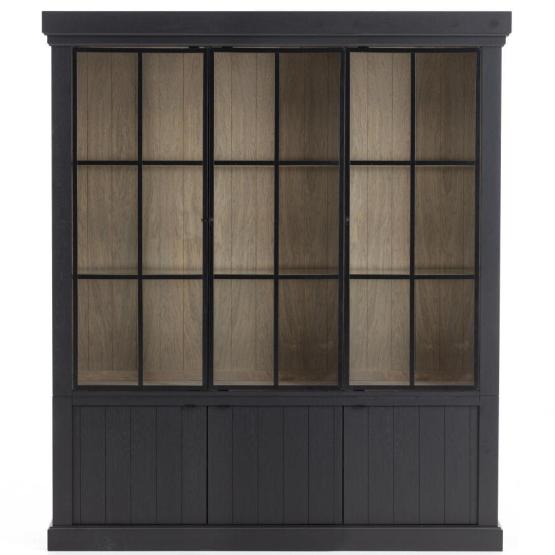 Jason 3D Black Iron Library | Flamant Belgium | W192 x D44 x H222 - Suzie Anderson Home