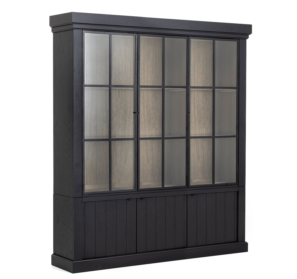 Jason 3D Black Iron Library | Flamant Belgium | W192 x D44 x H222 - Suzie Anderson Home