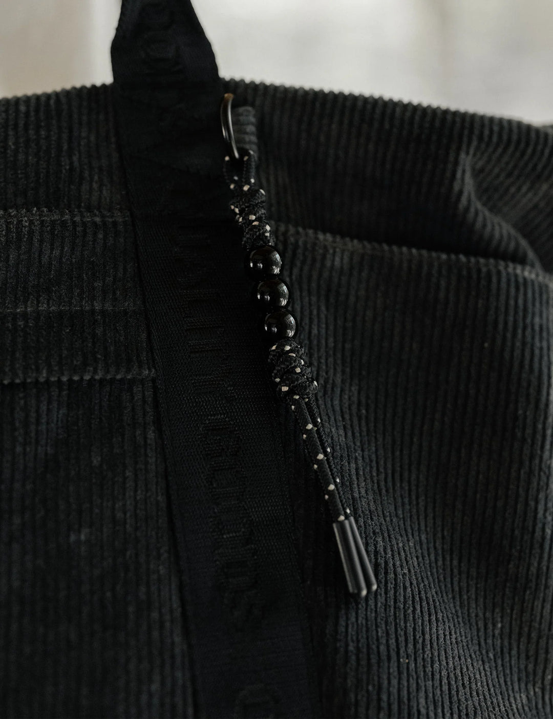 Simple | Jasper Cord Weekender Bag | Charcoal