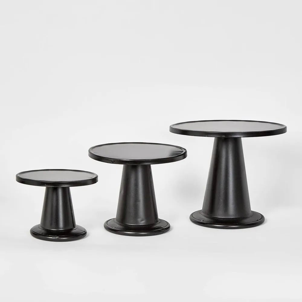 Jean Luc Cake Stand | Black Metal | 3 Sizes Available - Suzie Anderson Home