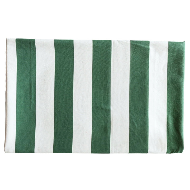 Verdant Green Stripe Tablecloth | 180 x 360cm