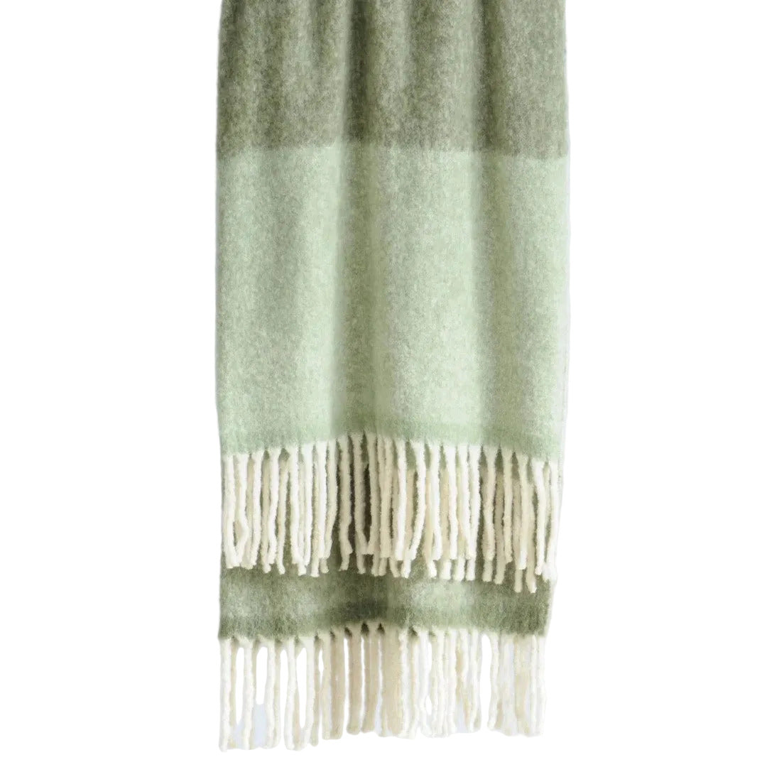Arundel Wool Blend Throw | Spruce | 130 x 240cm