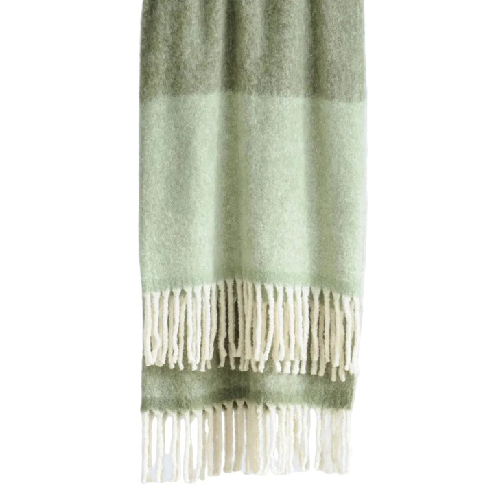 Arundel Wool Blend Throw | Spruce | 130 x 240cm