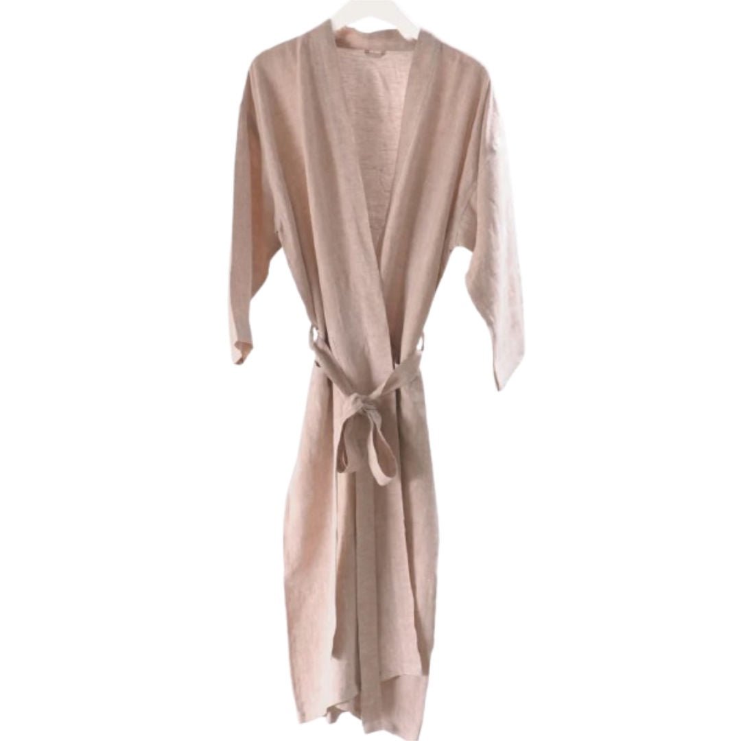Kaiyu Housecoat | Pink Clay - Suzie Anderson Home