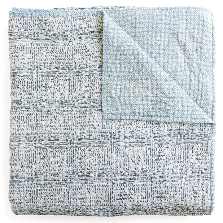 Kantha Queen Bed Quilt | 234 x 224cm - Suzie Anderson Home