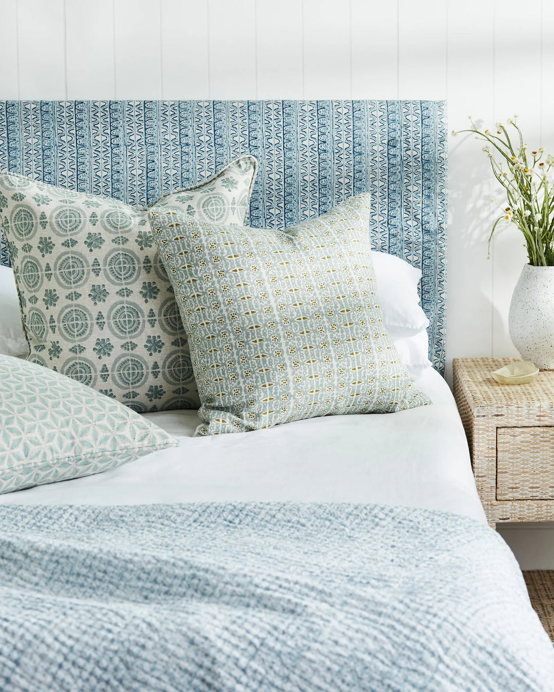 Kantha Queen Bed Quilt | 234 x 224cm - Suzie Anderson Home