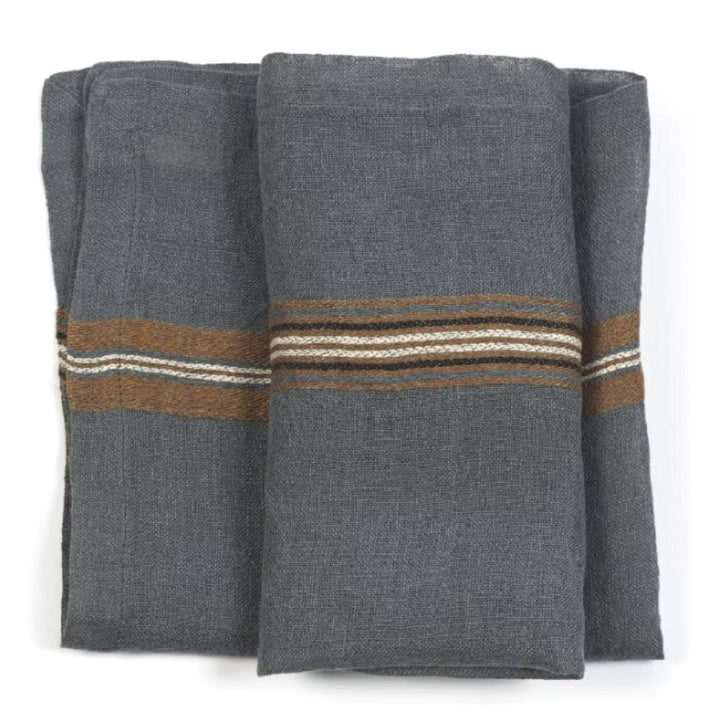 Kea Napkin | Washed Linen | Stripe-Suzie Anderson Home