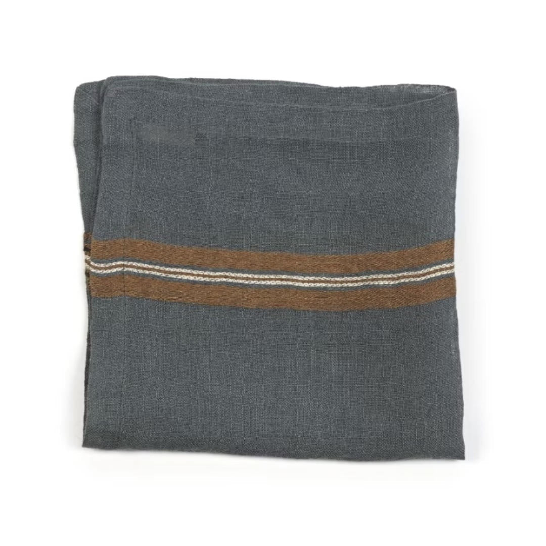 Kea Napkin | Washed Linen | Stripe-Suzie Anderson Home