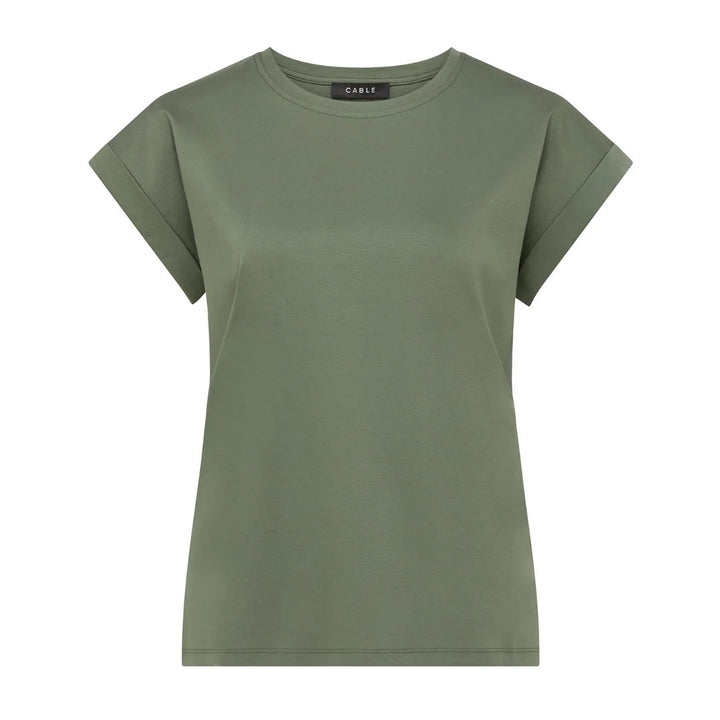 Cable | Pima Tee | Khaki