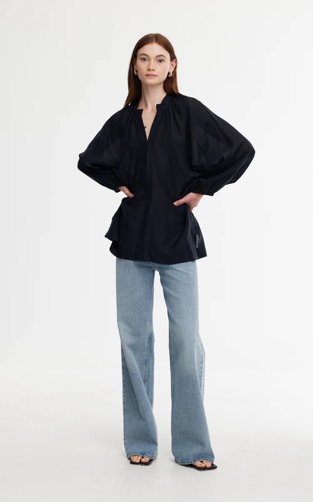 Kinney | Ally Top | Black - Suzie Anderson Home
