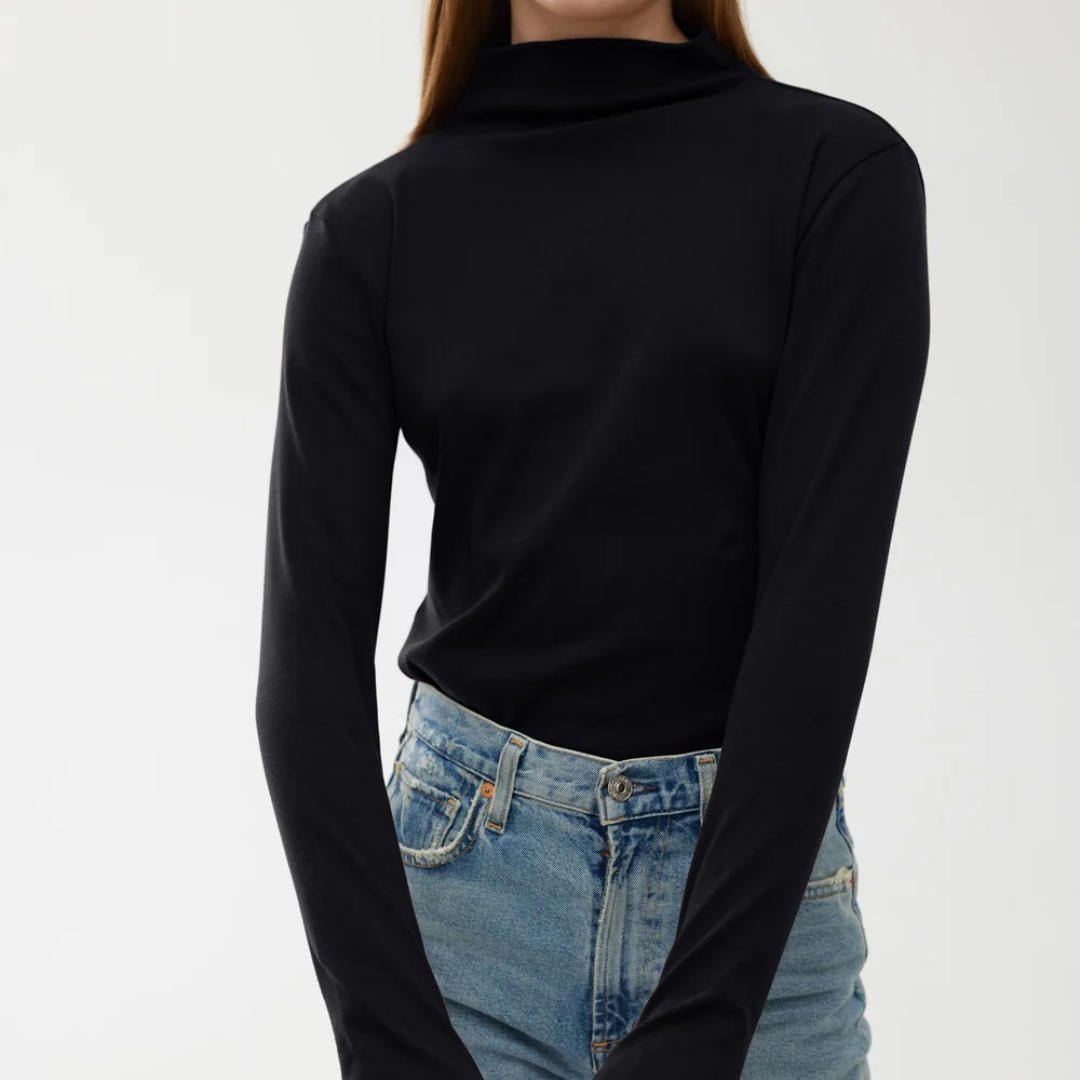 Kinney | Fleur Top | Black - Suzie Anderson Home