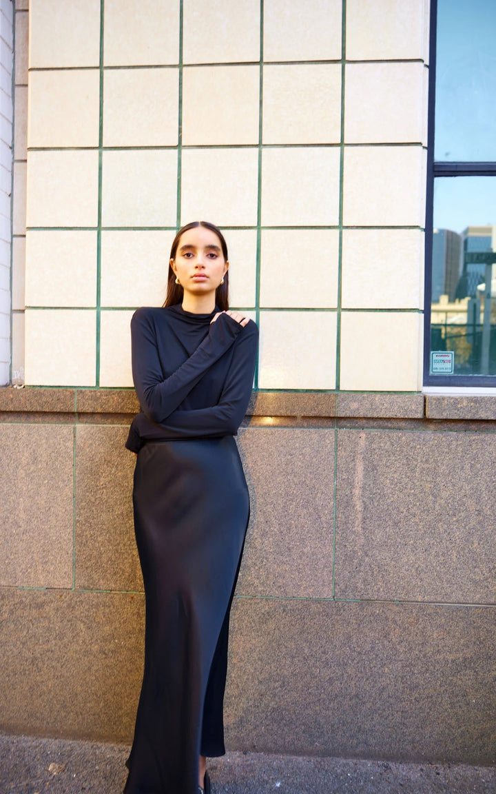 Kinney | Leah Skirt | Black - Suzie Anderson Home