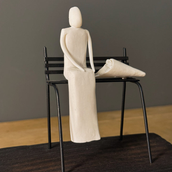 French Sculpture | L'homme au Bouquet | Laurent Trebout-Suzie Anderson Home