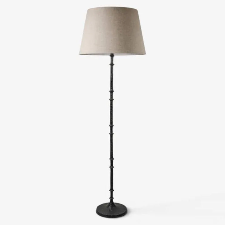 Knarled Black Floor Lamp Base | 126cmH (Shade Sold Separately) - Suzie Anderson Home