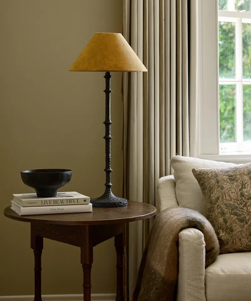 Knarled Black Iron Light Base | 58cmH (Shade sold separately) - Suzie Anderson Home