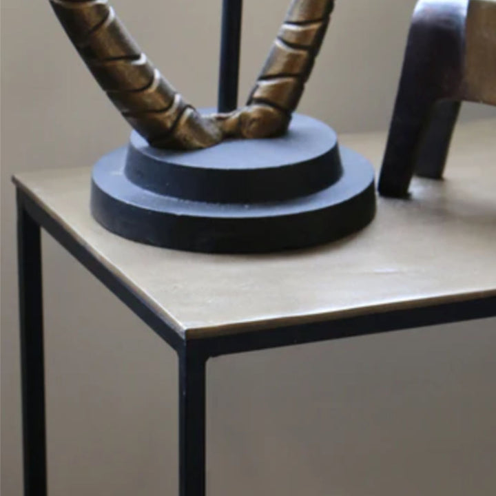 New York Small Console Table | Antique brass | W60 x D31 x H82cm