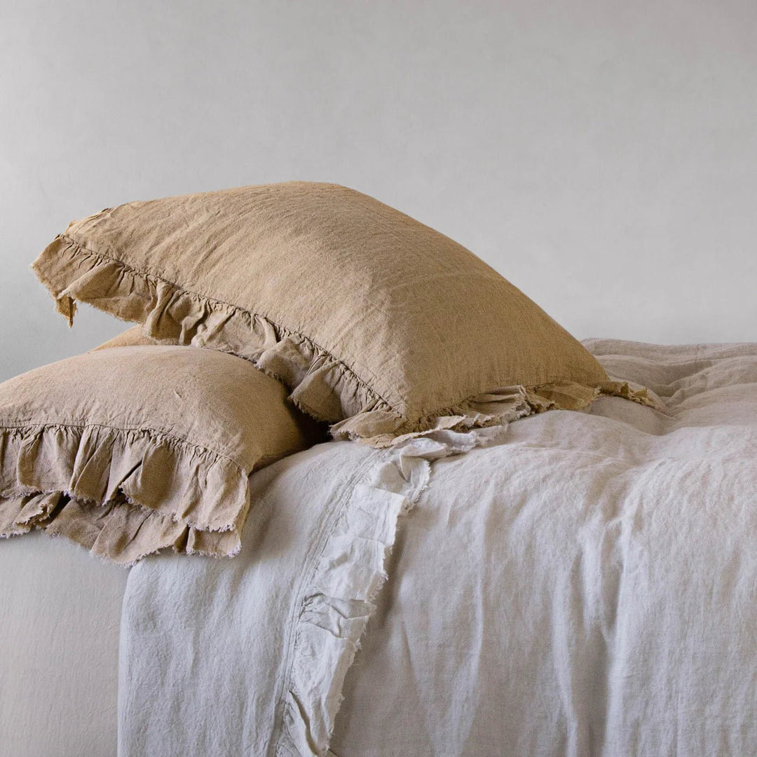 Kristine Euro Pillowcase + Ruffle | Carmel - Suzie Anderson Home