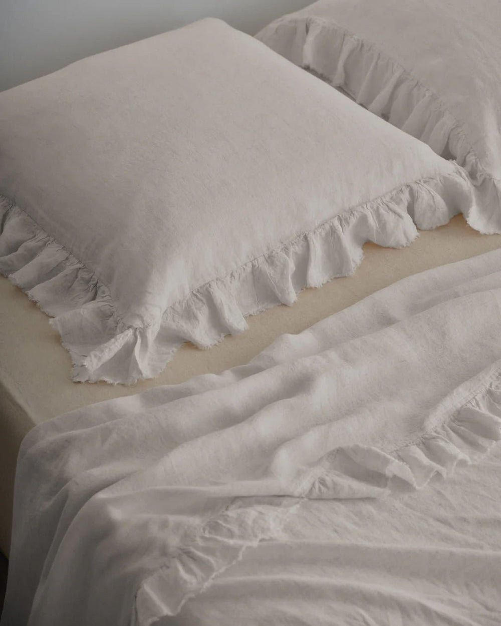 Kristine Linen Euro Pillowcase + Ruffle | Petra - Suzie Anderson Home