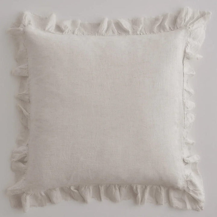 Kristine Linen Euro Pillowcase + Ruffle | Petra - Suzie Anderson Home