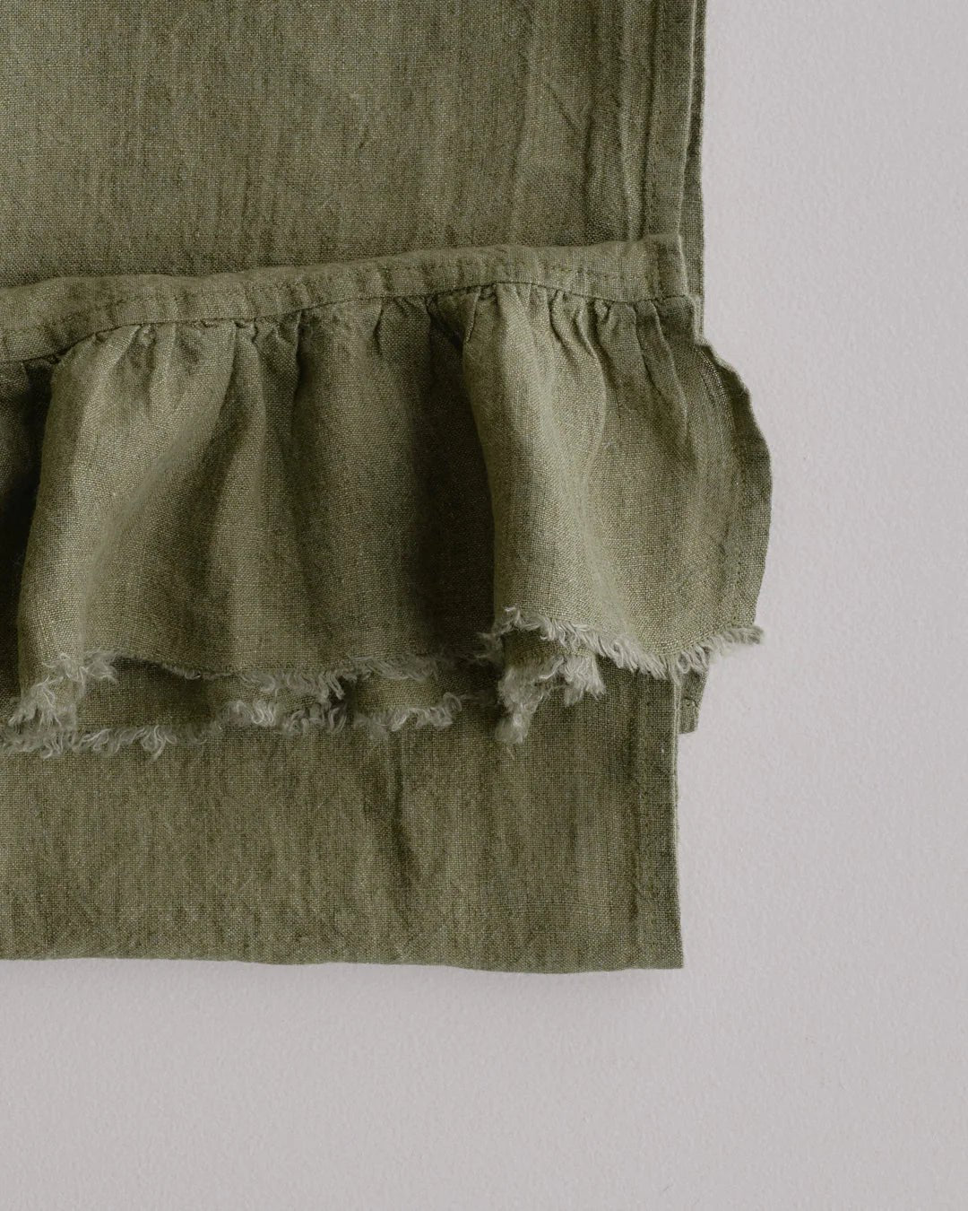 Kristine Linen Guest Towel + Ruffle | Armee - Suzie Anderson Home