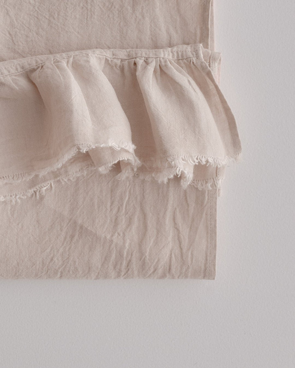 Kristine Linen Guest Towel + Ruffle | Floss - Suzie Anderson Home