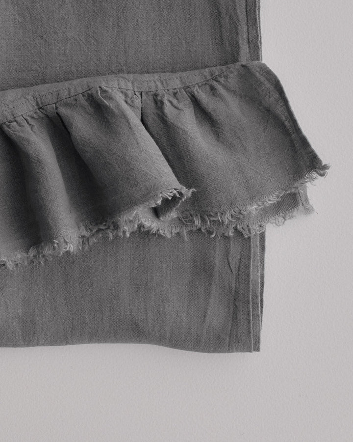 Kristine Linen Guest Towel + Ruffle | Tempest - Suzie Anderson Home