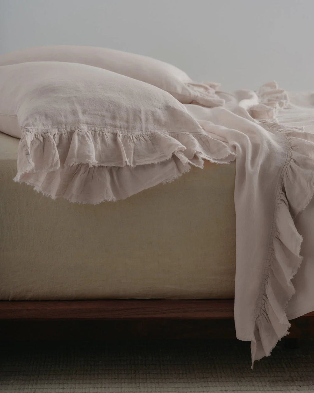 Kristine Standard Pillowcase + Ruffle | Floss - Suzie Anderson Home