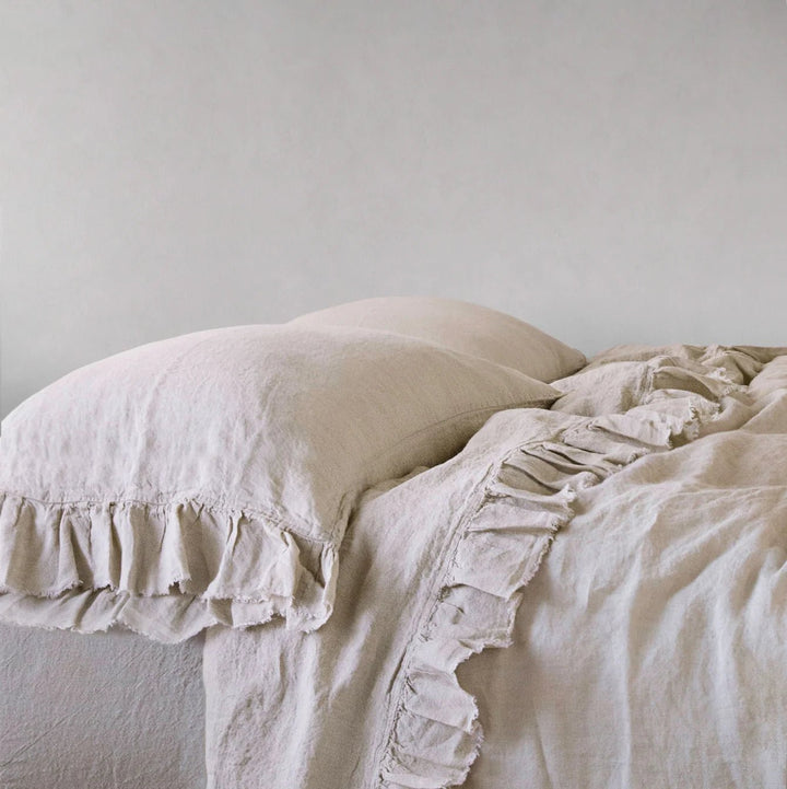 Kristine Standard Pillowcase + Ruffle | Sable - Suzie Anderson Home