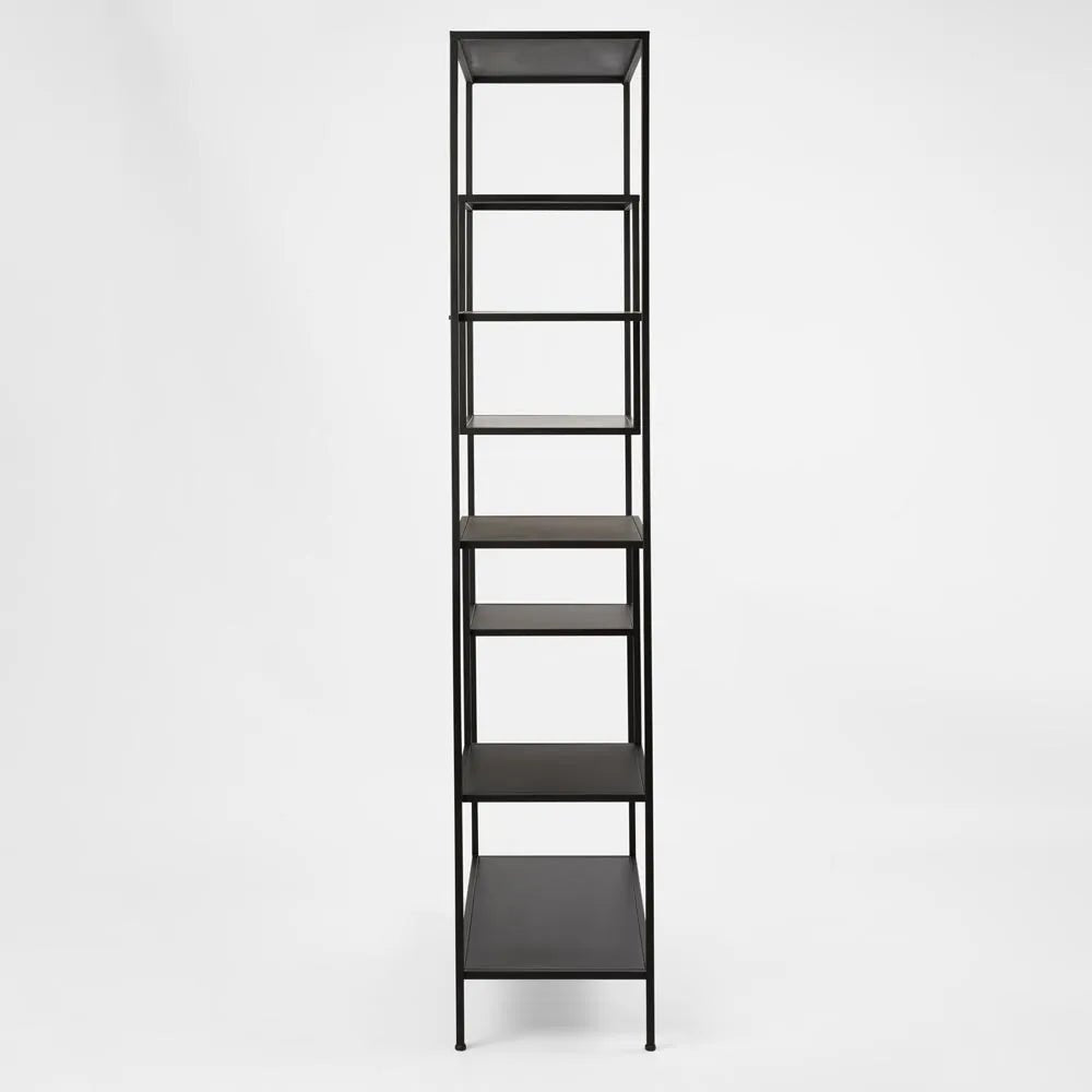 Kurraba Shelving Unit | Black | W91 x D40 x H200cm - Suzie Anderson Home