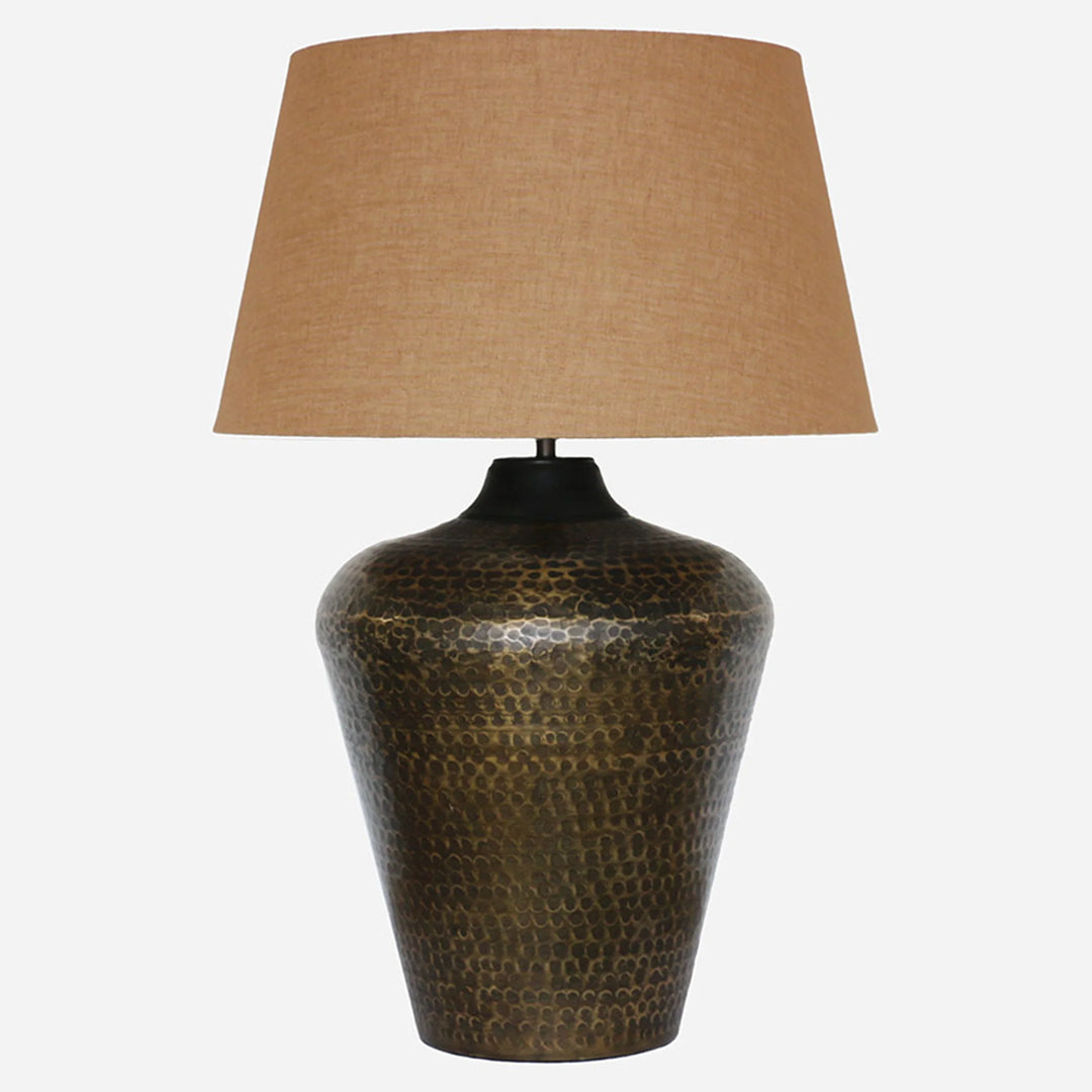 Bronze Hammered Tall Urn Style Lamp Base (Shade Sold Separately)