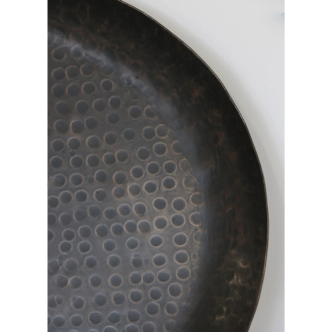 Moroccan Style Oval Bronze Tray | 42x62cm