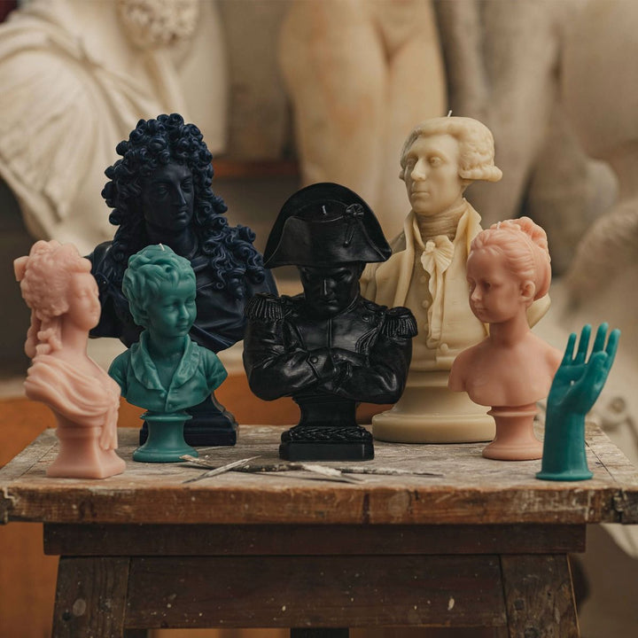 Trudon Lafayette Wax Sculpture Bust | Stone