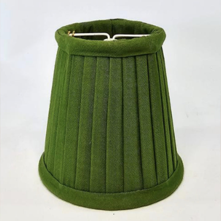 Pleated Lamp Shade | Emerald Green