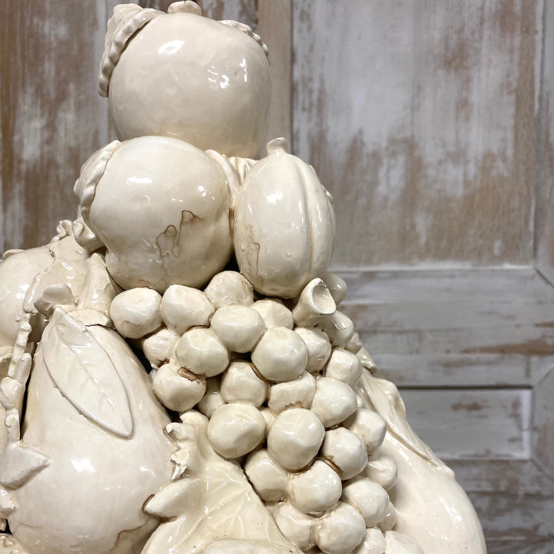 Large Ceramic Bassano del Grappa Fruit Compote | Venice |1950-Suzie Anderson Home