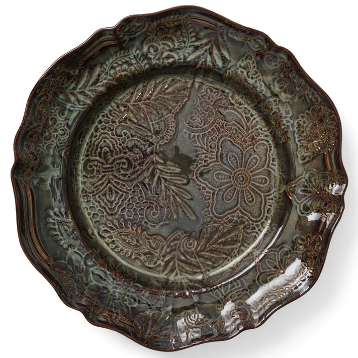 Arabesque Large Round Server | Fig