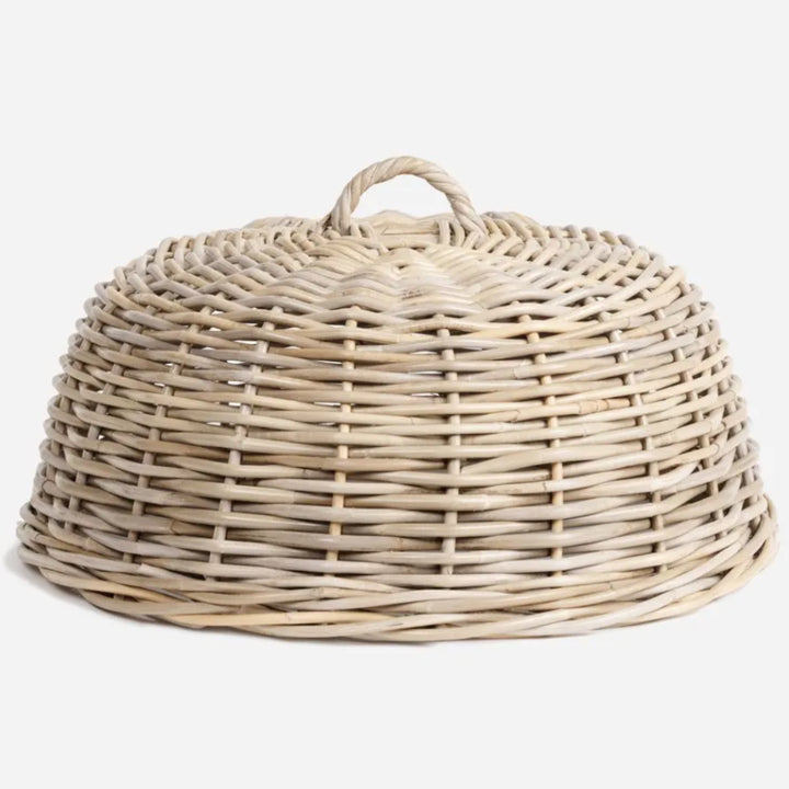Provincial Kubu Rattan Large Round Cloche | W61cm