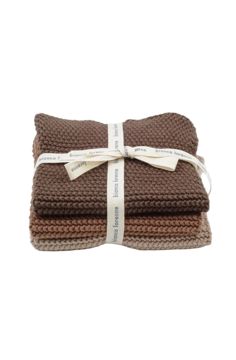 Lavette Washers | Set of 3 | Chocolate - Suzie Anderson Home