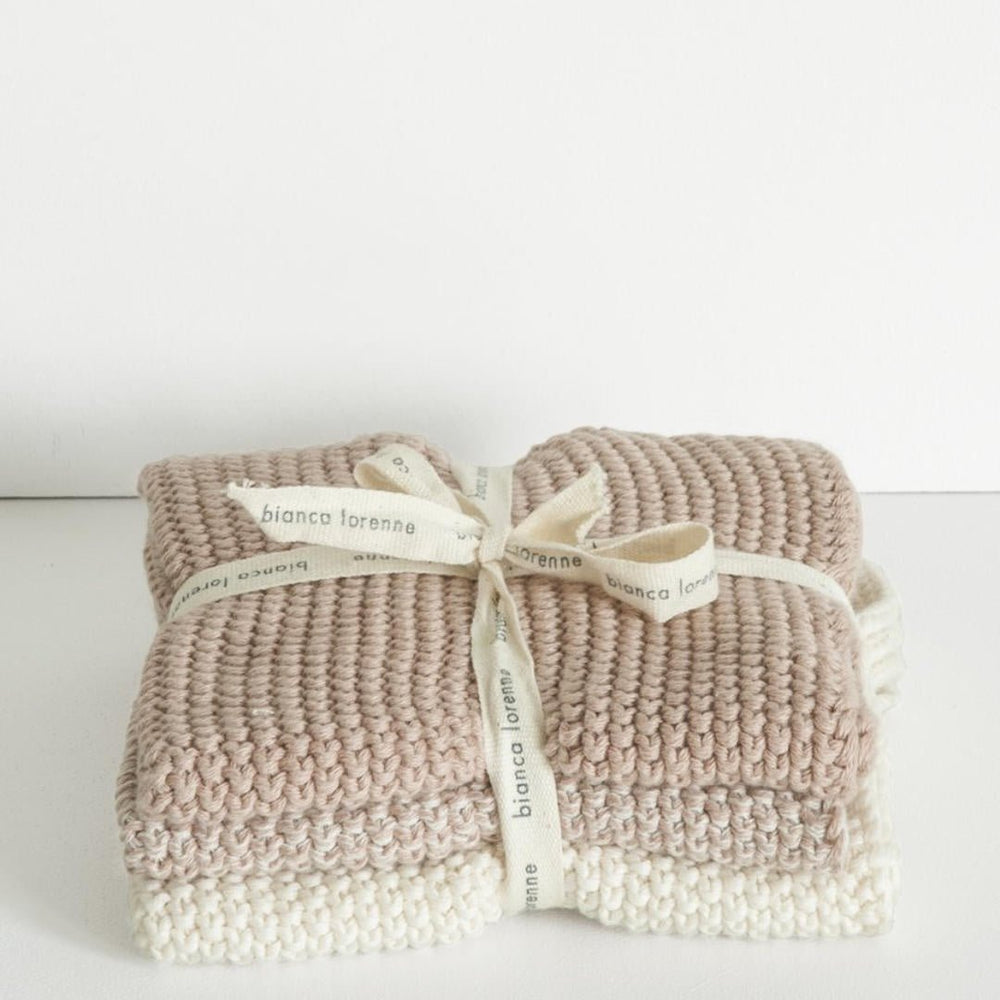 Lavette Washers | Set of 3 | Petal Pink - Suzie Anderson Home